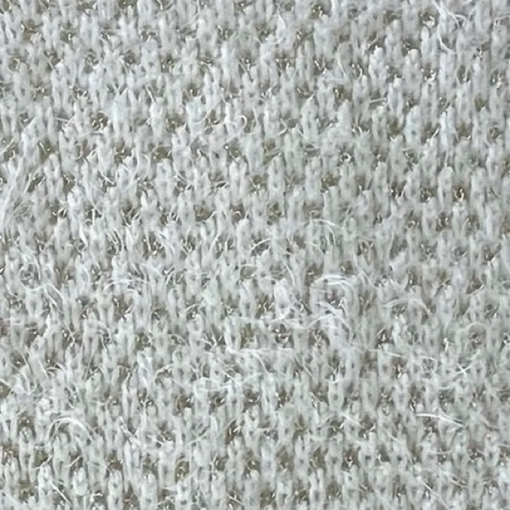 GIBSON Latimer Fuzzy Long Sleeve Sweater White Gold Size Medium - Picture 6 of 10